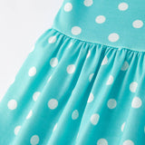 Girl's summer dress-Girls Pineapple Polka Dot twirl dress-Twirl Dress for Girls