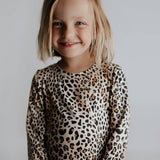 Kids Pjs and Lougewear, kids jammies, leopard printed