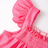 Girls Lemon Stripe Dress-Girls Twirl Dress-Twirl Dress for girls-summer dress for girls