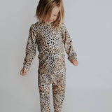 Kids Pjs and Lougewear, kids jammies, leopard printed