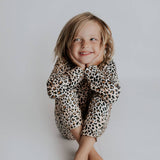 Kids Pjs and Lougewear, kids jammies, leopard printed