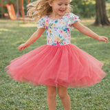 Girls Bamboo Dress-Twirl dress for girls-bamboo twirl