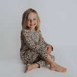 Kids Pjs and Lougewear, kids jammies, leopard printed